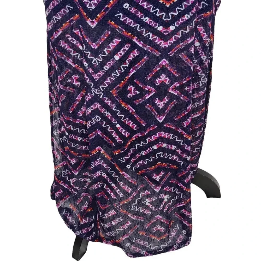 FIRE LOS ANGELES Women's Mesh Lightweight Spaghetti Strap Maxi Dress Size Small - Picture 15 of 16